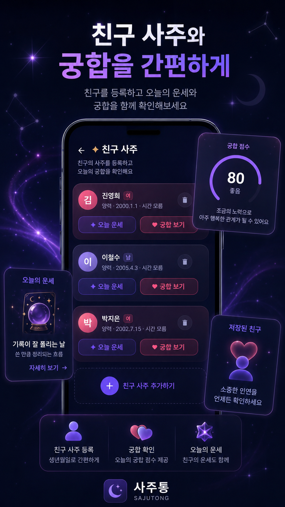사주통 앱 소개 이미지 2